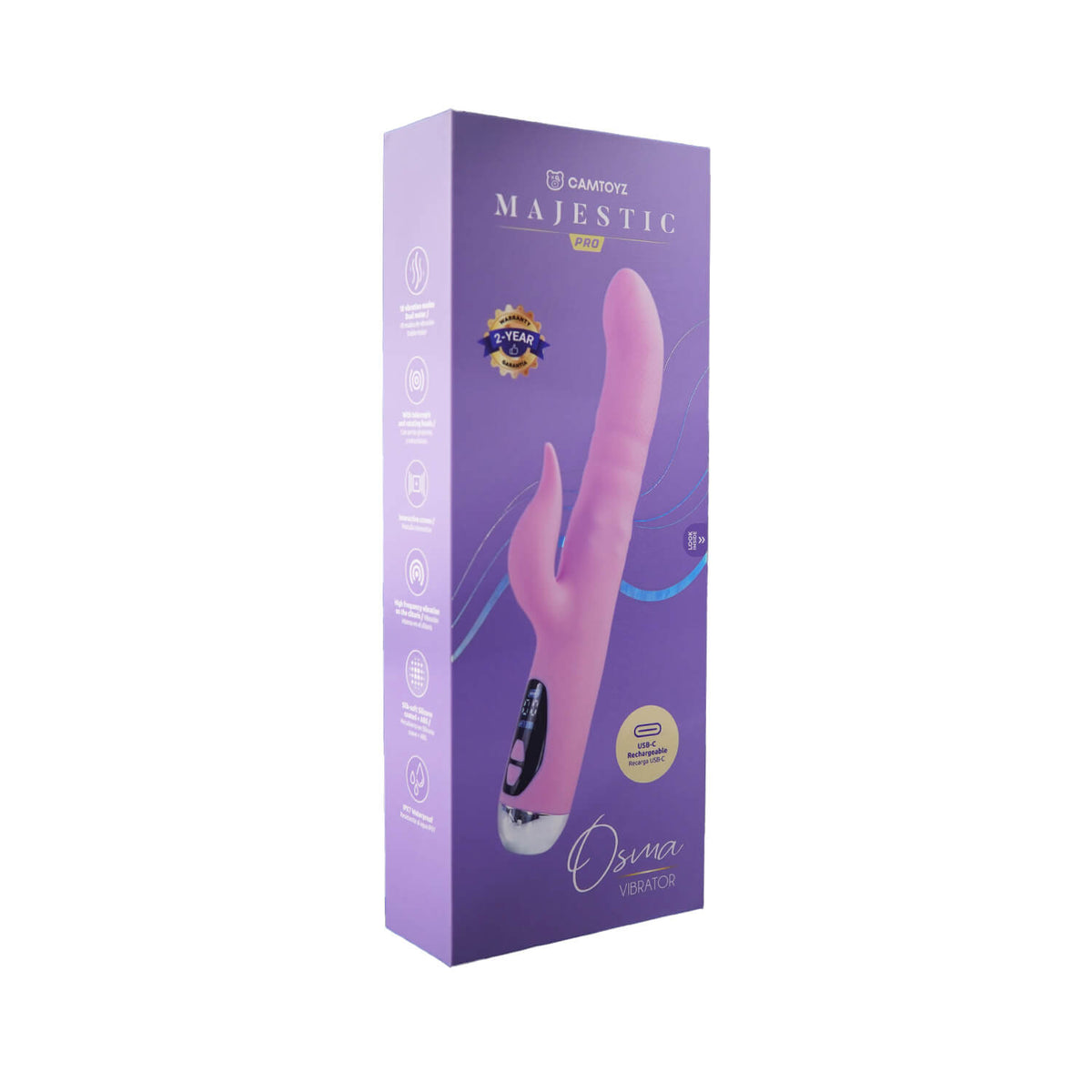 Vibrador Osma con Carga USB-C Camtoyz - imagen 1