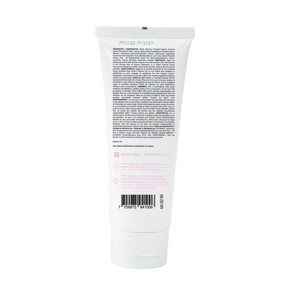 Lubricante Íntimo Piel Sensible de Elixir - imagen 4