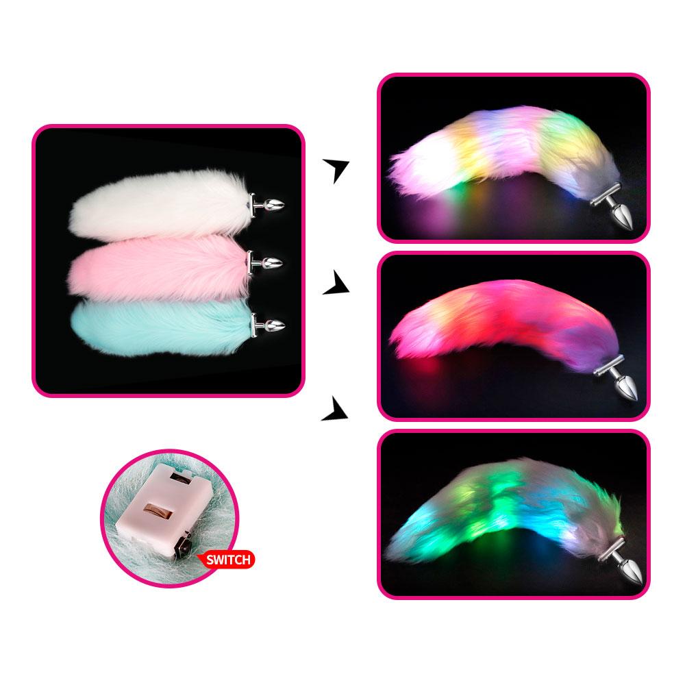 Plug Anal con Cola Luminosa Dexter Camtoyz - imagen 4