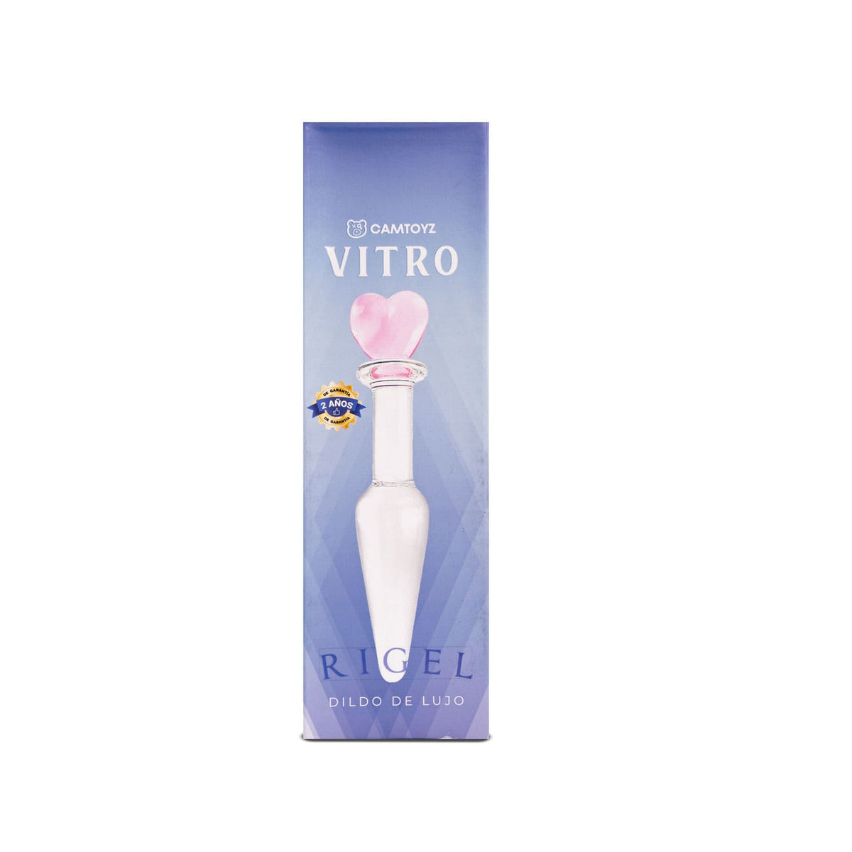 Dildo de Vidrio Rigel 13 cm Camtoyz - imagen 2