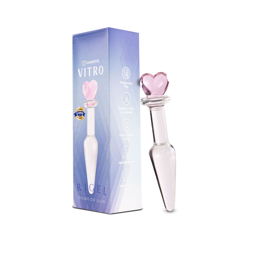 Dildo de Vidrio Rigel 13 cm Camtoyz - imagen 1
