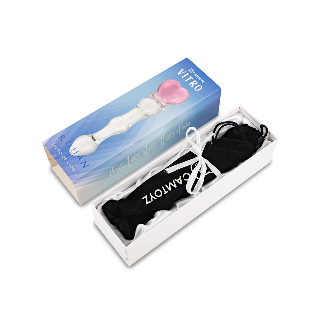 Dildo de Vidrio Rohan 20 cm Camtoyz - imagen 5