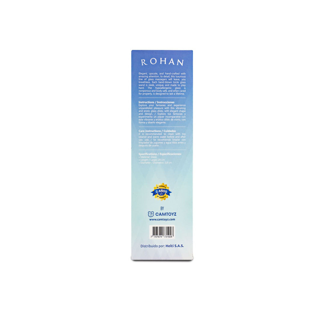Dildo de Vidrio Rohan 20 cm Camtoyz - imagen 3