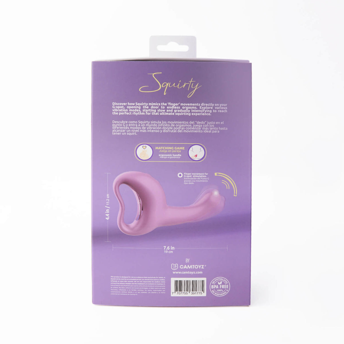 Vibrador y Estimulador Squirty Camtoyz - imagen 7
