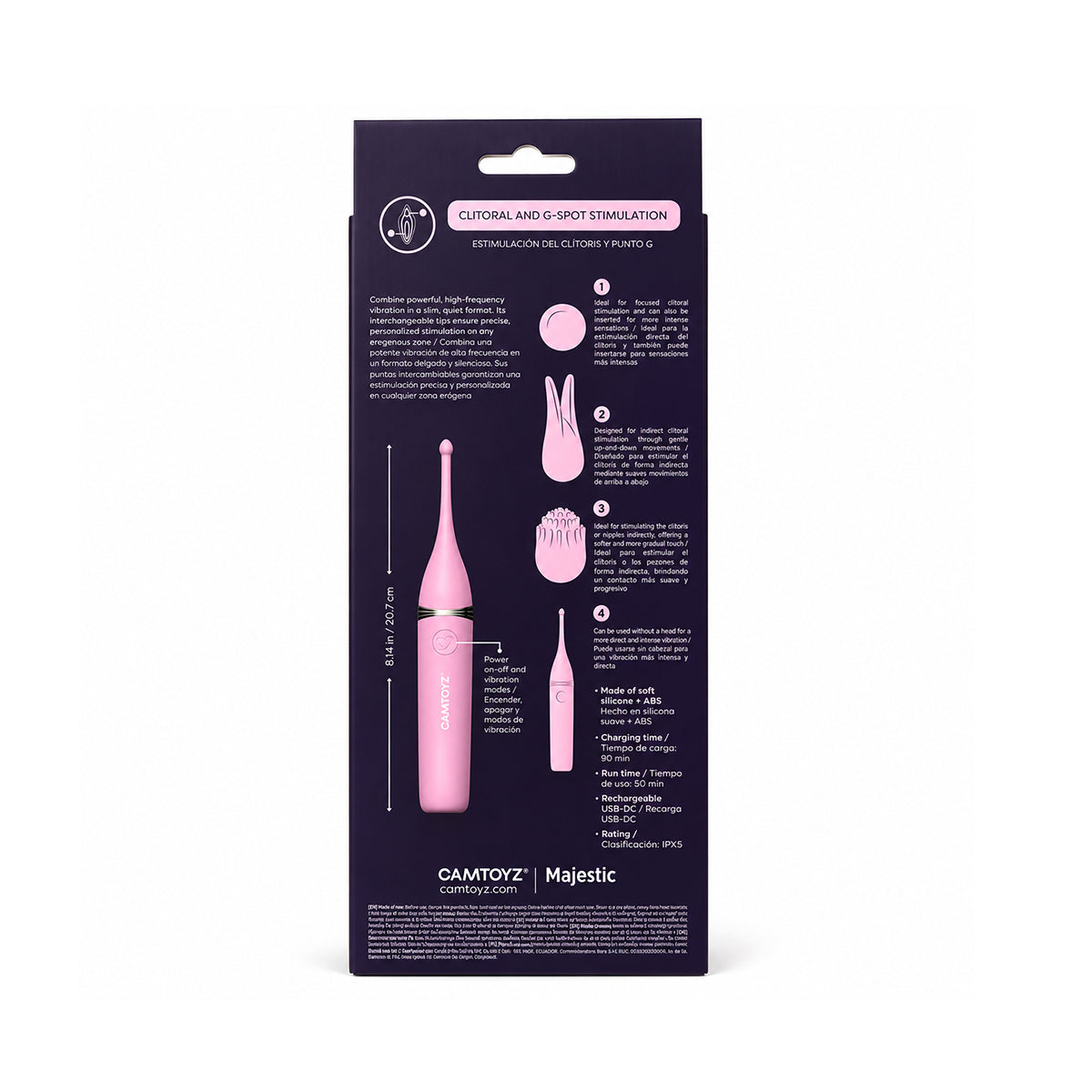 Triple Tip Vibrador Camtoyz - imagen 6