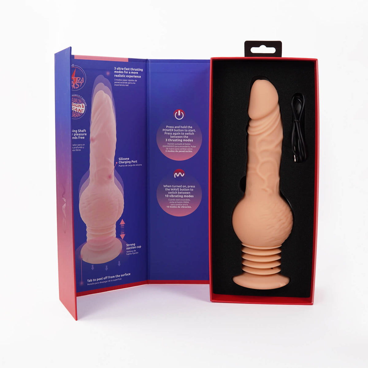 Mini Sex Machine con Ventosa Velosten Camtoyz - imagen 8