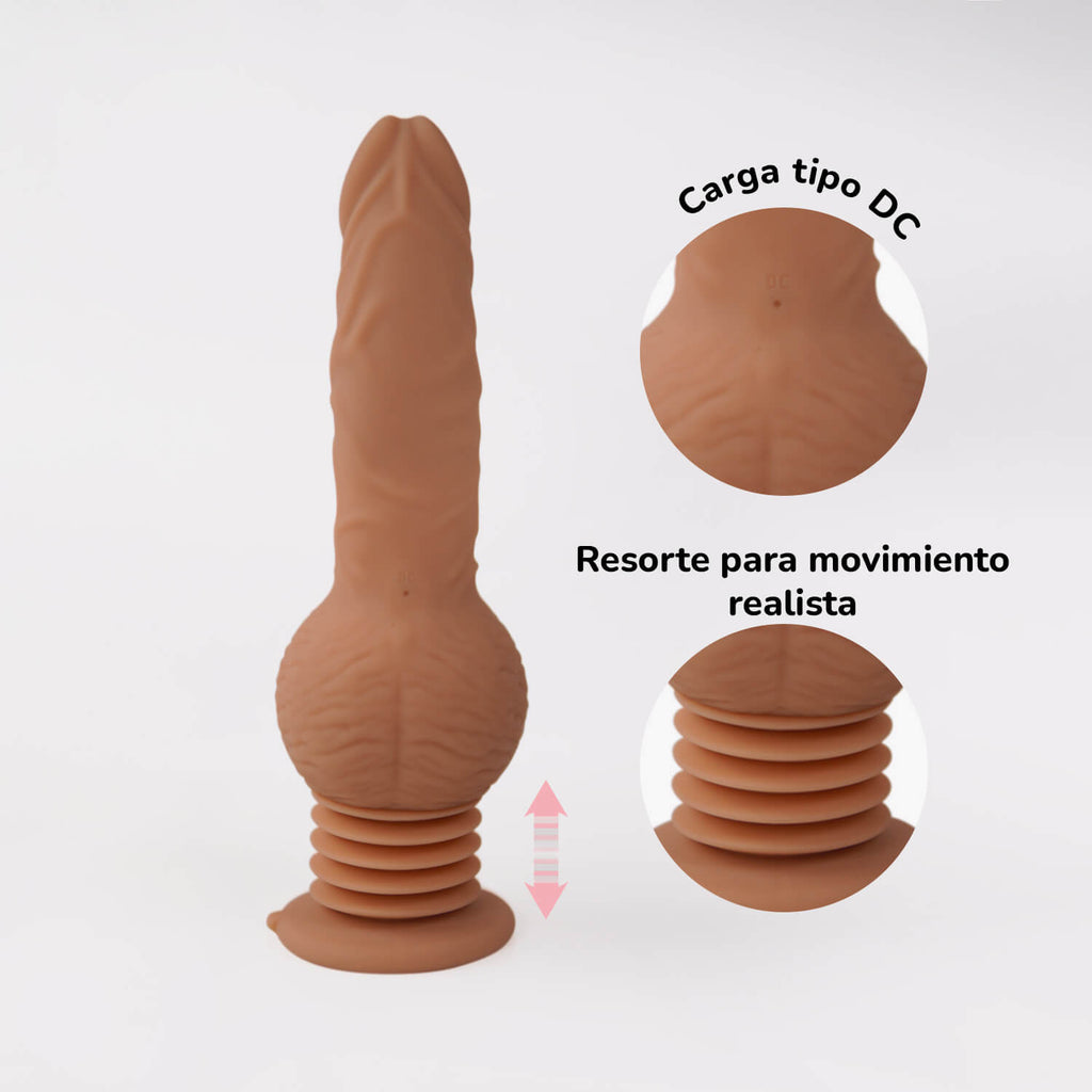 Mini Sex Machine con Ventosa Velosten Camtoyz - imagen 6