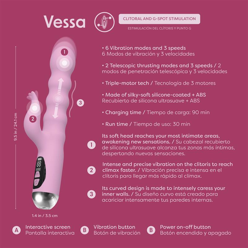 Estimulador de punto G y clítoris Vessa Camtoyz - imagen 2