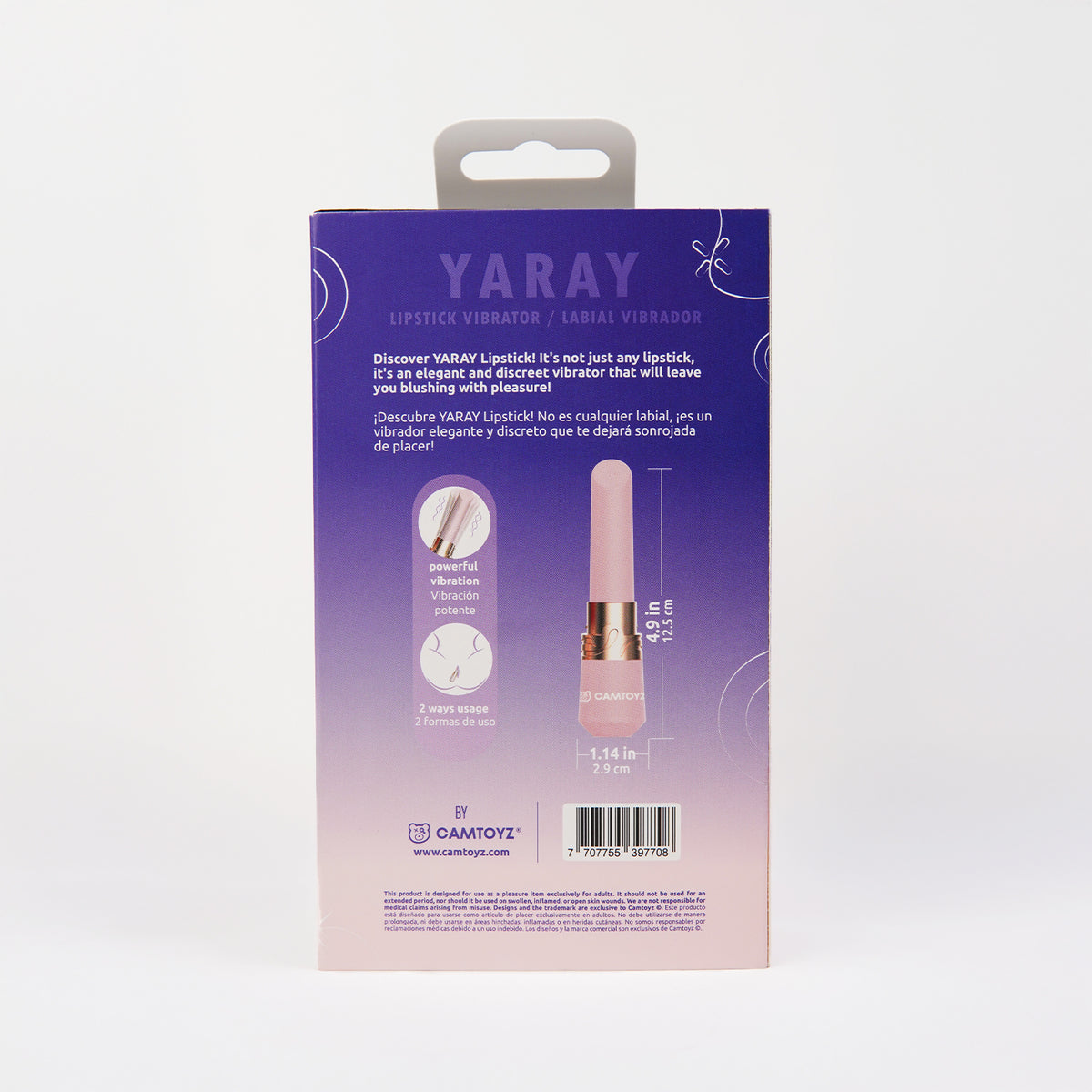 Labial Vibrador Yaray Camtoyz - imagen 10