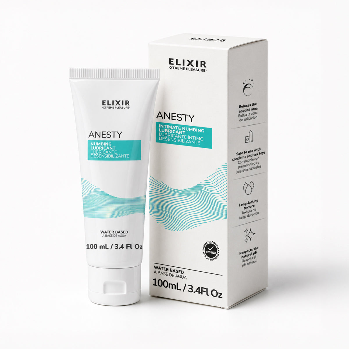 Pague 2 lleve 3 Elixir Anesty Lubricante íntimo Anal Desensibilizante 100 ml - imagen 1