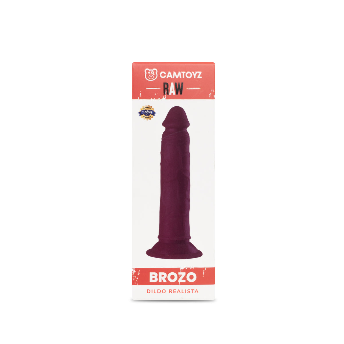 Dildo Realista Brozo Rosado 19 cm Camtoyz - imagen 2