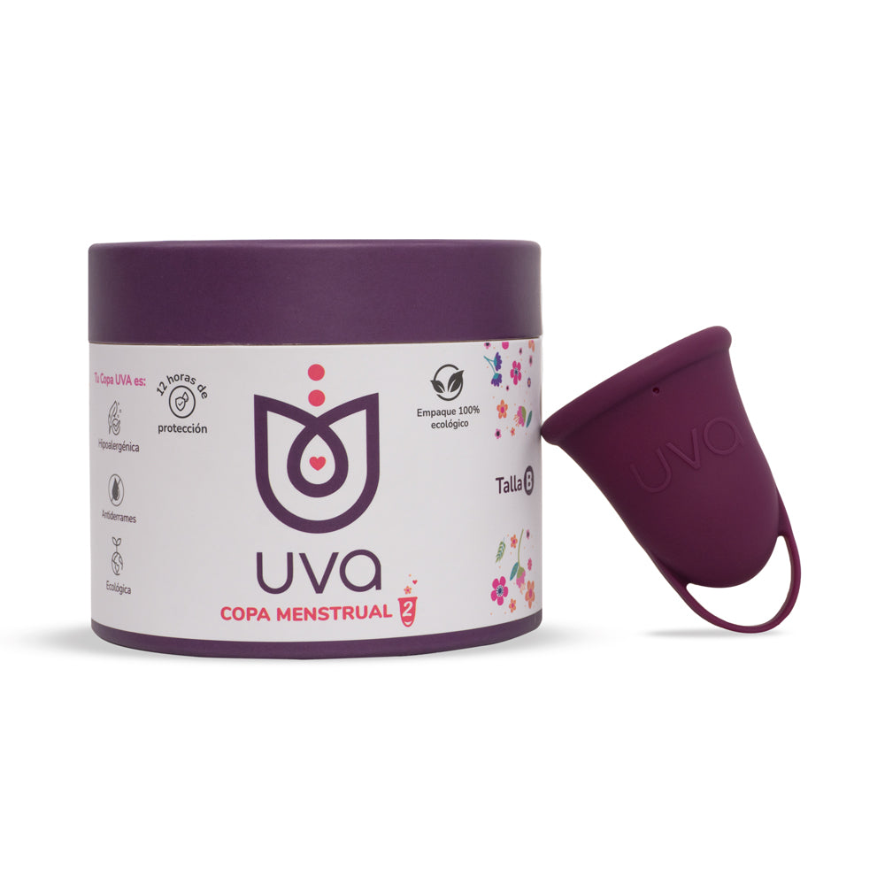 Copa Menstrual UVA 2 Talla B Morado - imagen 1