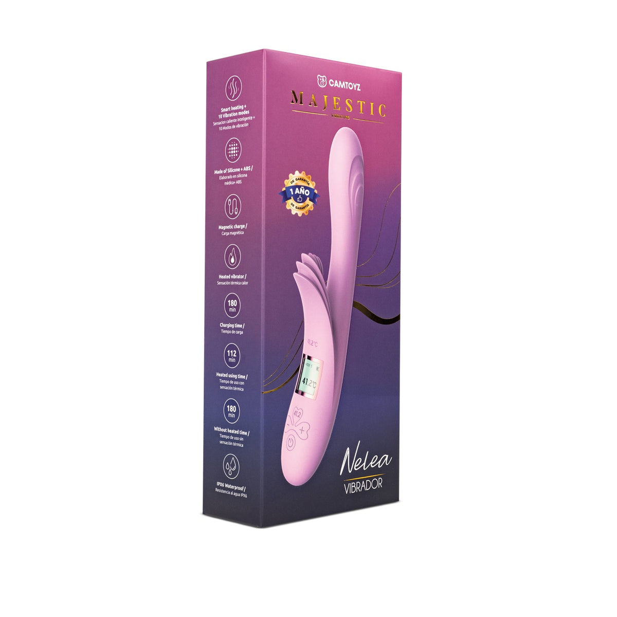 Vibrador Doble Nelea Camtoyz - imagen 5