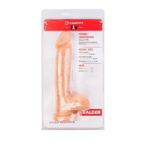 Dildo Realista Balder 21.8 cm - imagen 1