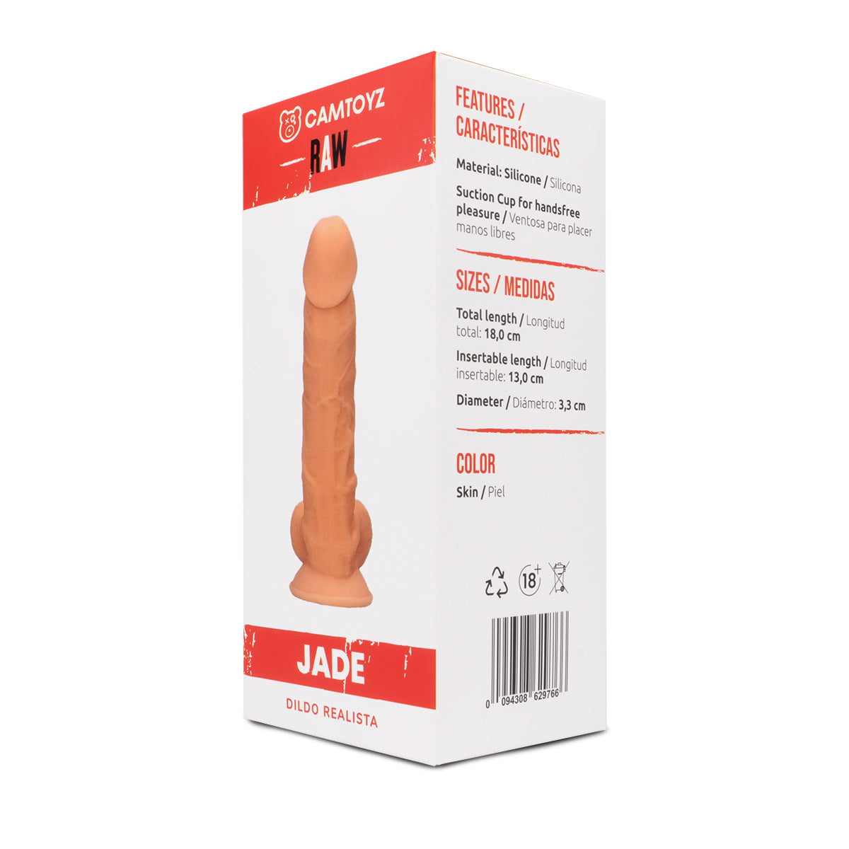 Dildo Jade 18 cm - imagen 4
