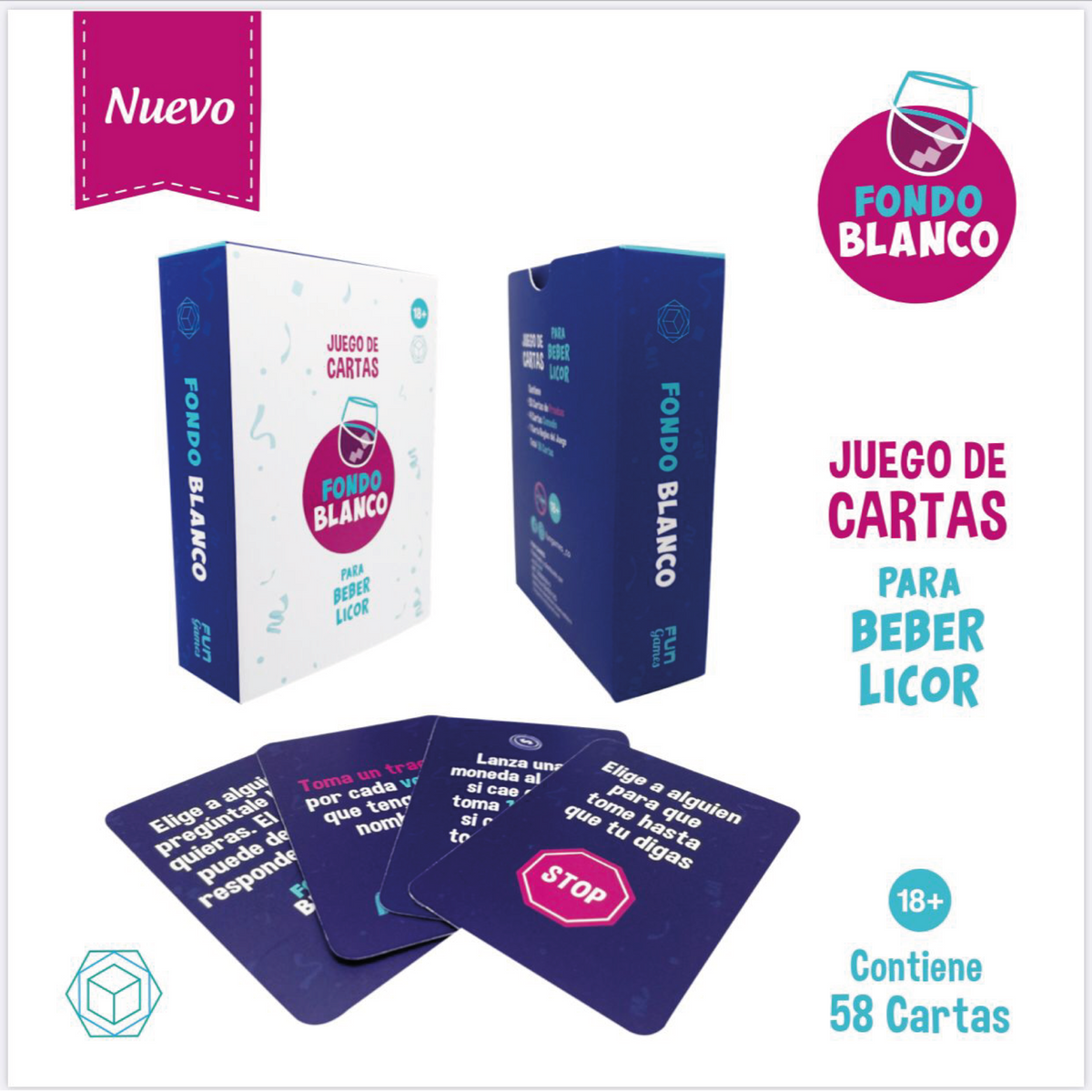 Juego de Cartas Fondo Blanco - imagen 1