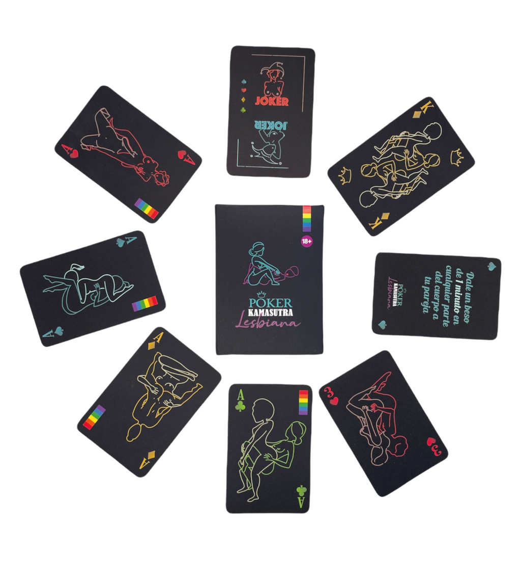 Juego Cartas Poker Kamasutra Lesbi EG - imagen 3
