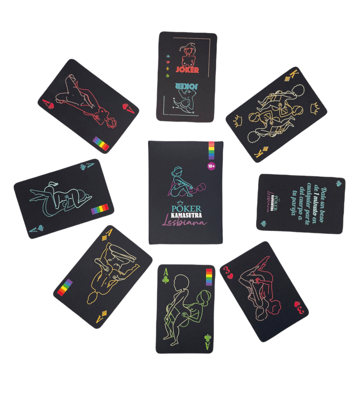 Juego Cartas Poker Kamasutra Lesbi EG - imagen 3