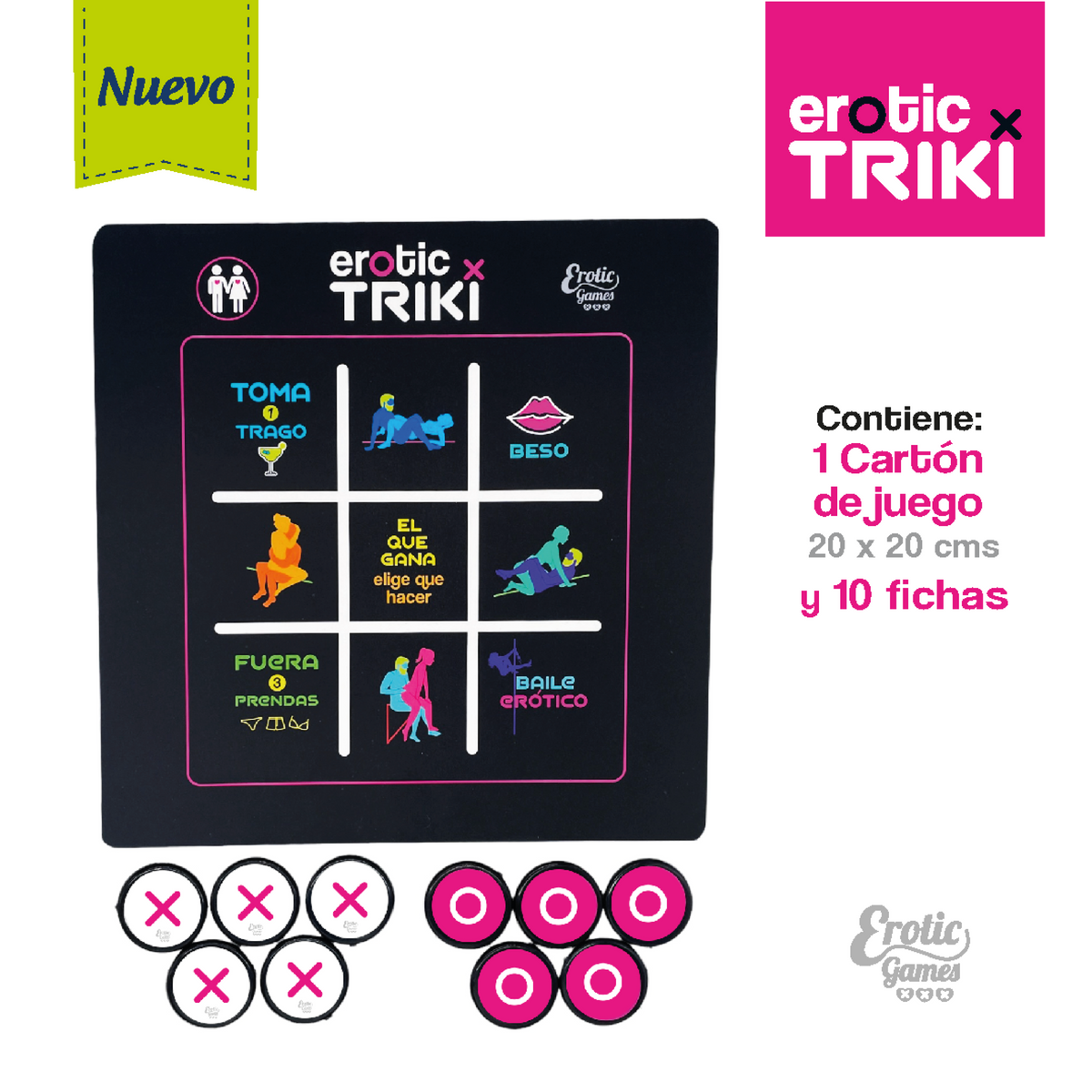 Juego Mesa Triki Hetero Erotic Games - imagen 1