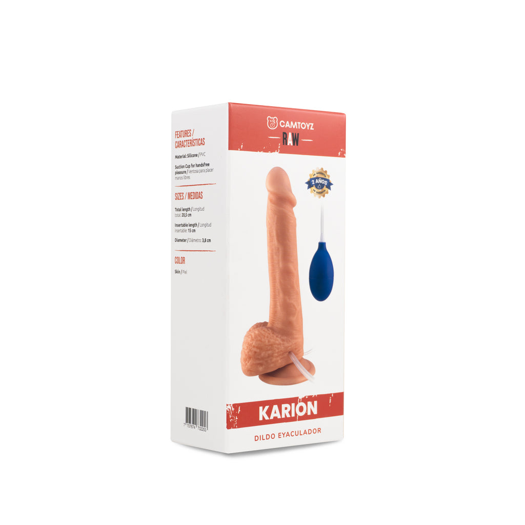 Dildo Realista Eyaculador Karion 21,5 cm Camtoyz - imagen 3