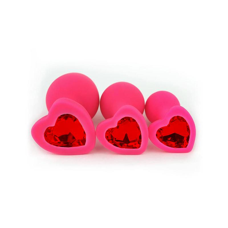 Plug Anal Silly Fucsia Joya - imagen 5