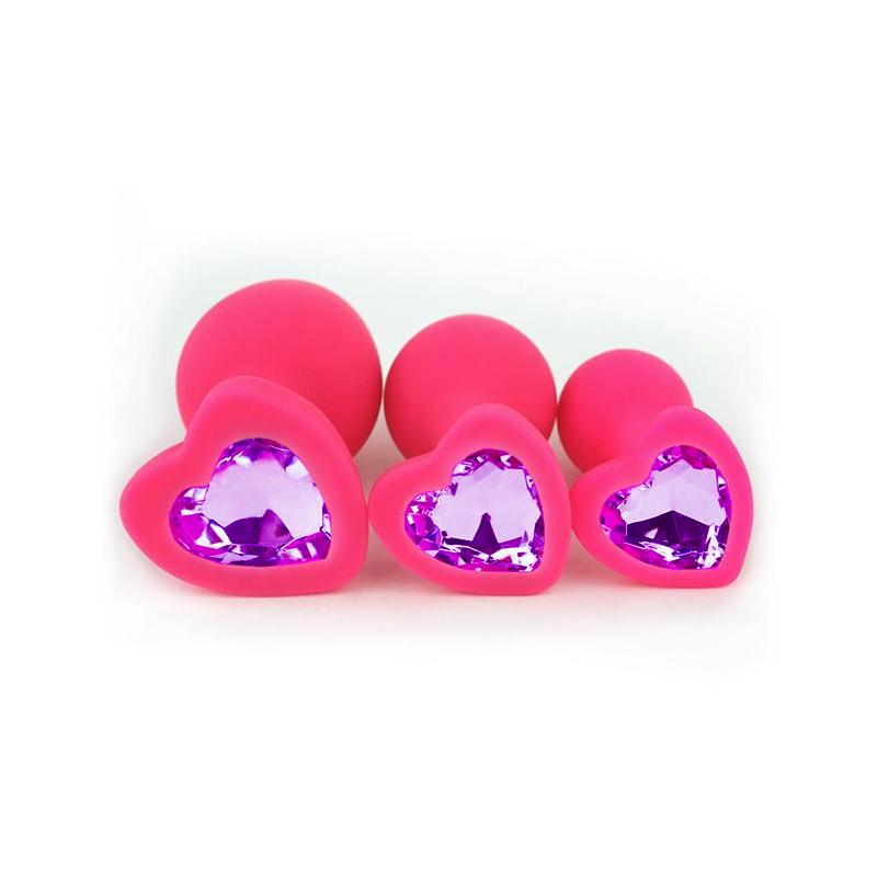 Plug Anal Silly Fucsia Joya - imagen 7