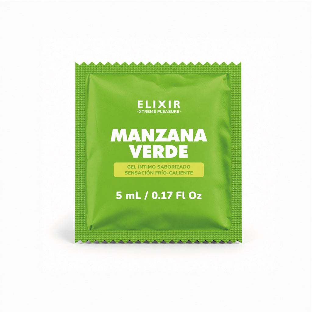 Gel Íntimo Saborizado Manzana Verde Elixir - imagen 4
