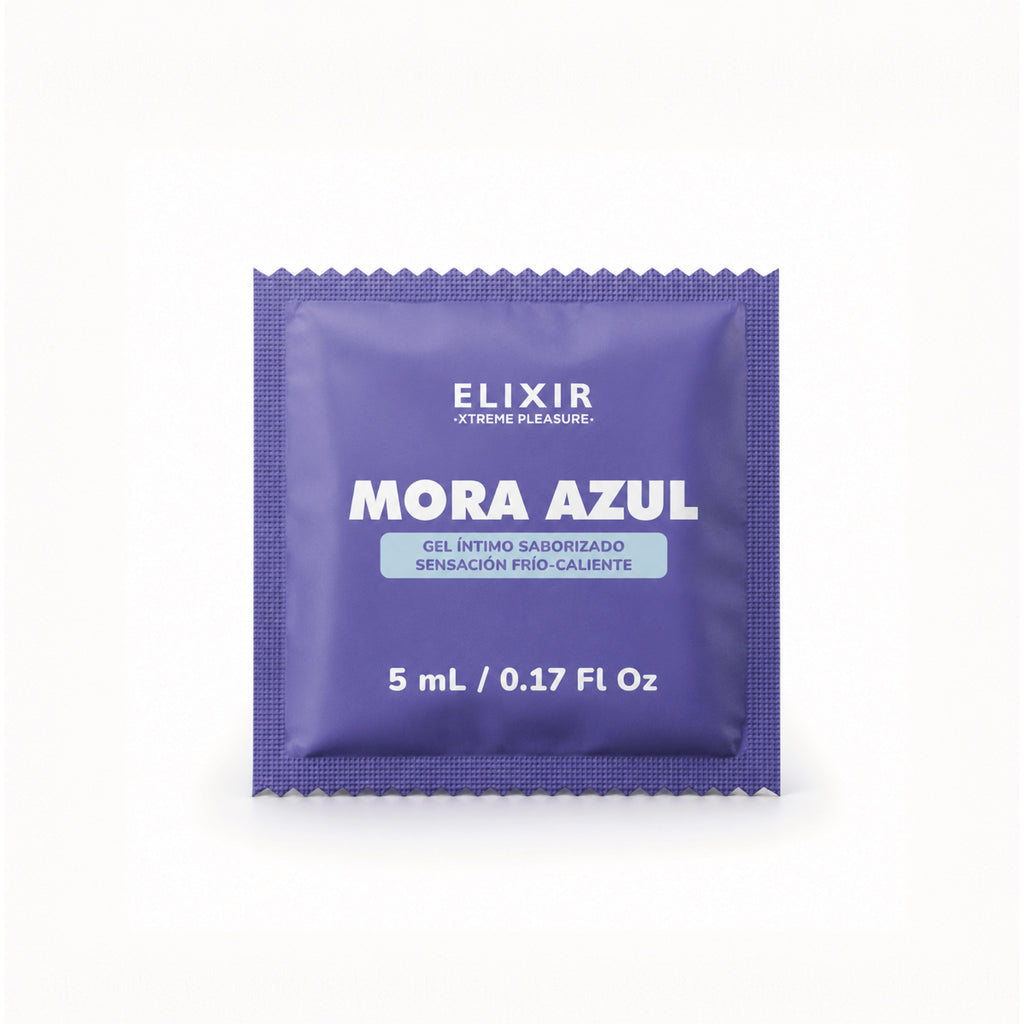 Gel Íntimo Saborizado Mora Azul Elixir - imagen 4