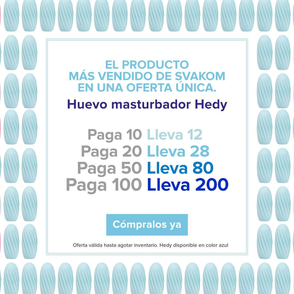 Super Oferta SVAKOM – Huevo Masturbador Hedy - imagen 2
