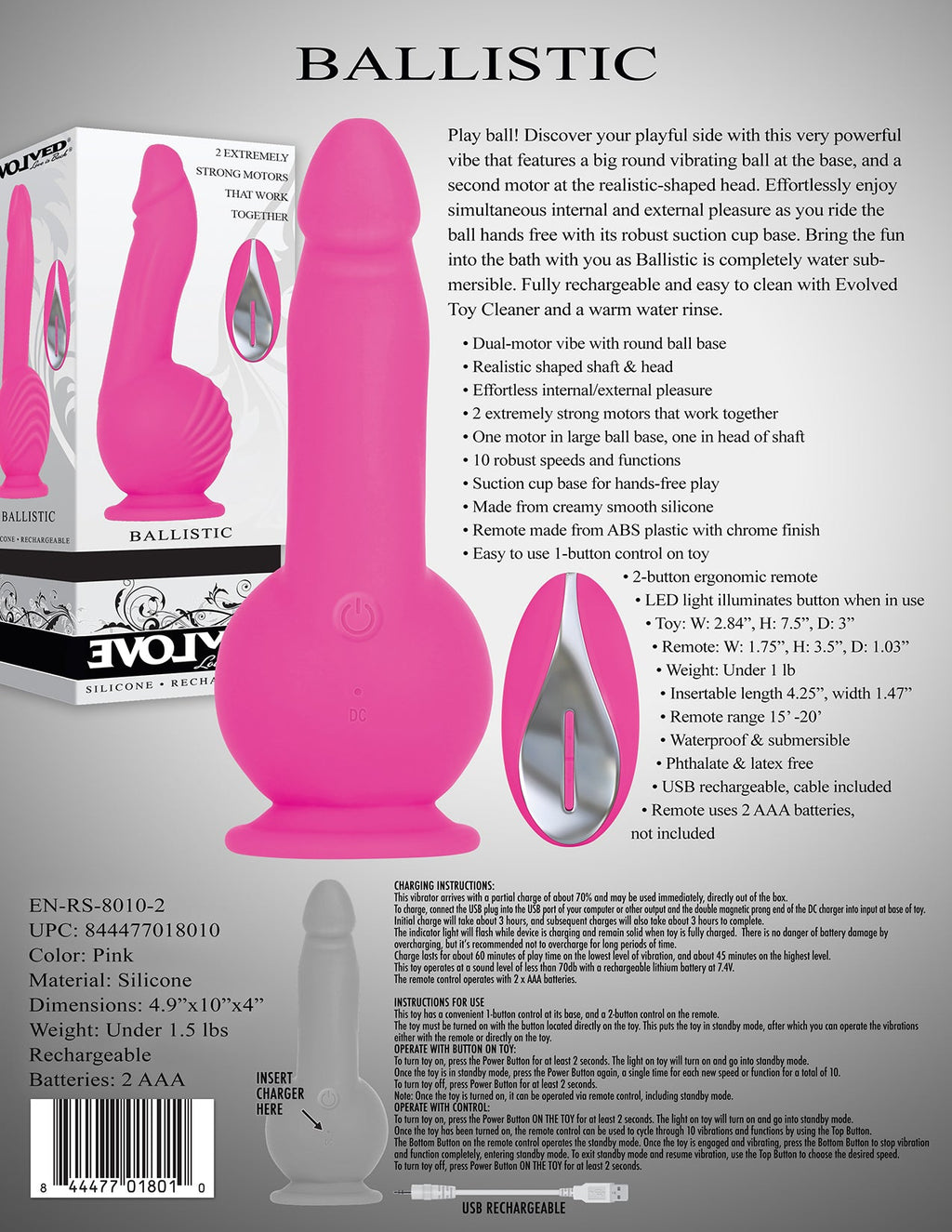 Vibrador Balístico Evolved - imagen 4