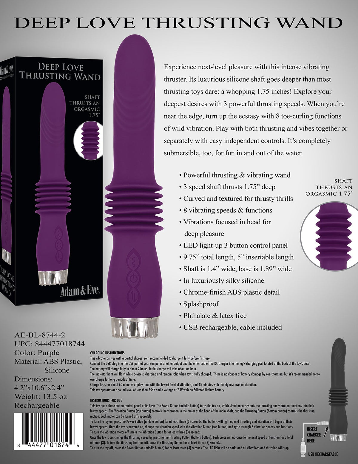 Vibrador Hitachi Amor Profundo - imagen 5