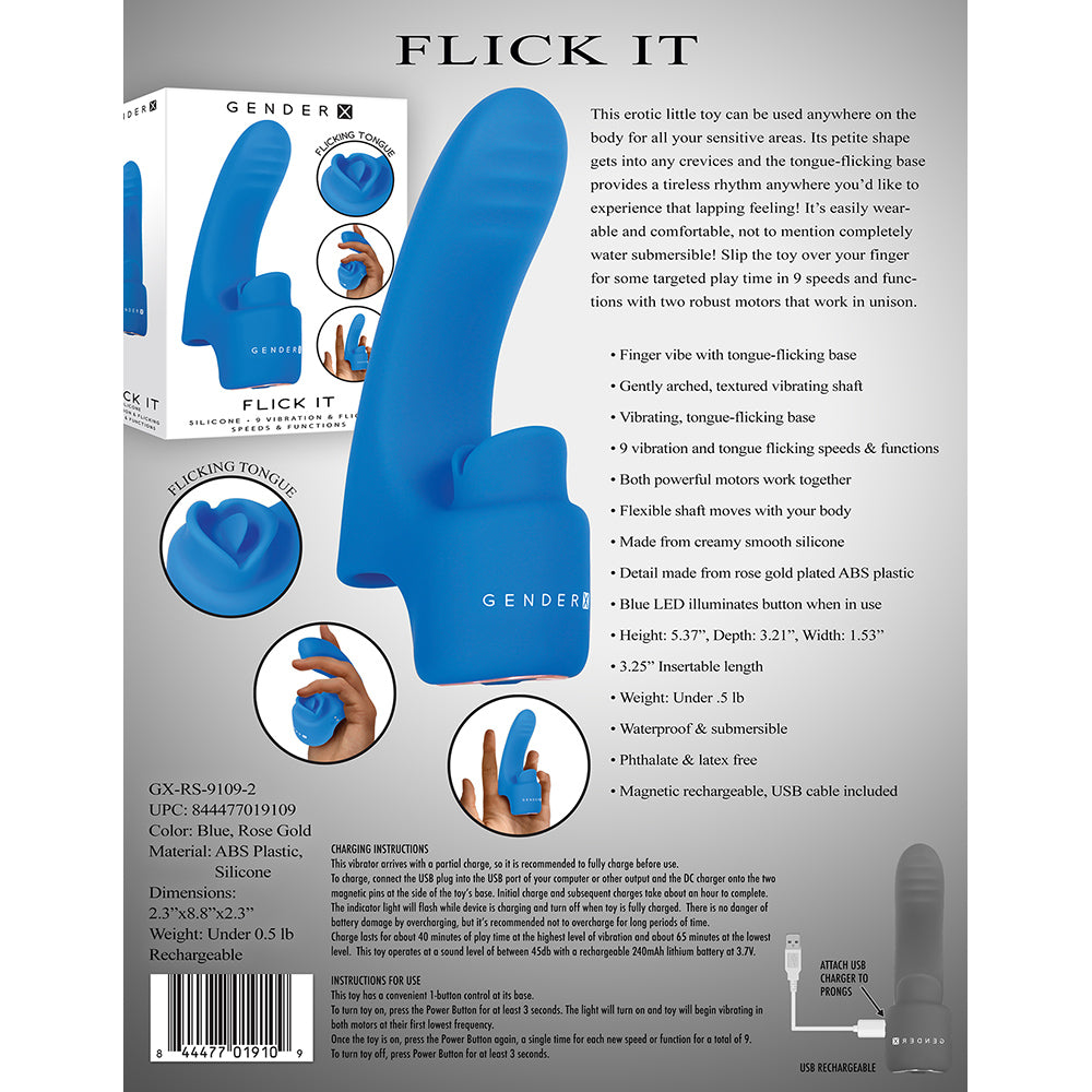 Vibrador para el Dedo Púlsalo Gender X - imagen 7