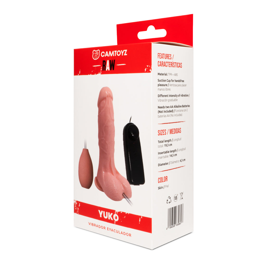 Dildo Realista Eyaculador Yuko 19.3 cm Camtoyz - imagen 3
