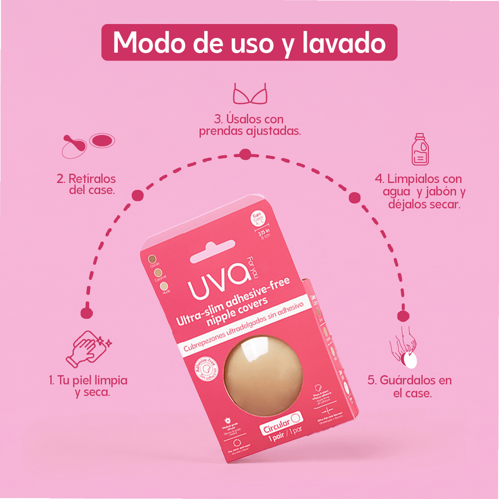 Cubrepezones sin Adhesivo UVA - imagen 6